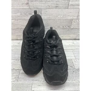 Skechers D'Lites Play On Women‎ Black Sneaker Shoes #11949 Size 9.5